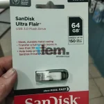 Flash Disk SanDisk Ultra Flair 64GB - USB 3.0 Metal