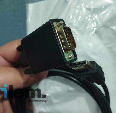 Câble HDMI vers VGA 1,8 m