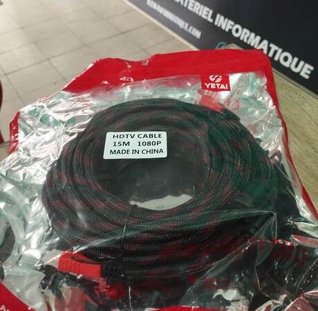 Câble HDMI Rond 15 m