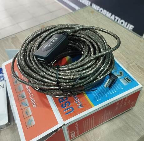 Câble USB Male Femelle USB 2.0 20M avec Amplificateur