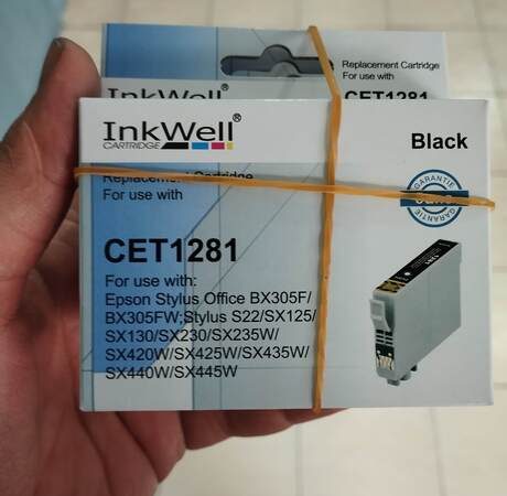 Pack Cartouches d'encre Inkwell CET1281-1284 pour imprimantes Epson