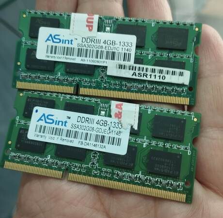 Mémoire RAM DDR3 4 Go 1333 MHz Asnit (laptop)