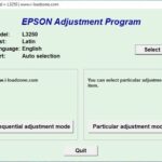 Flash Pour Epson L3250/L3251/L3252 ( Tempon d'encre en fin de vie )